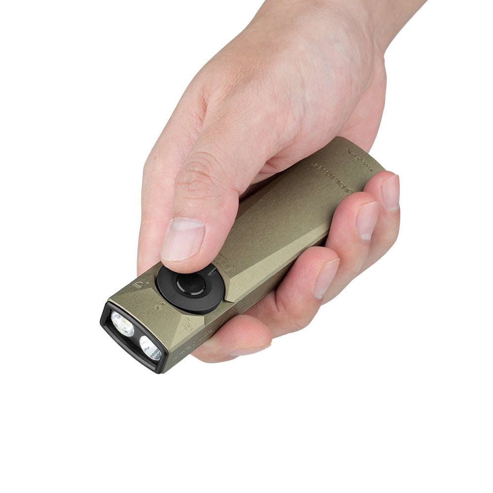Olight Arkfeld Ultra | platt 3-i-1 EDC ficklampa | 1.400 lm - Olive Green