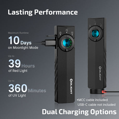 Olight ArkPro Lite | platt 3-i-1 EDC ficklampa | 1.200 lm