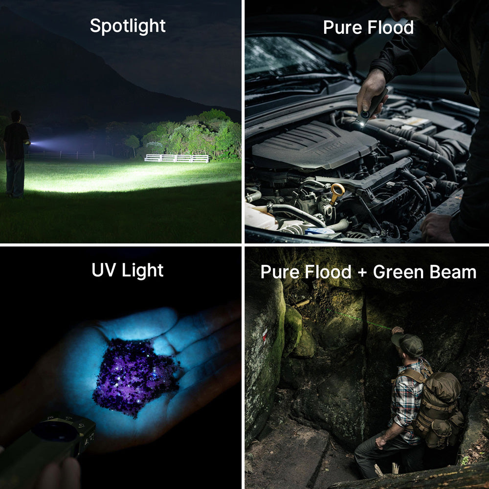 Olight ArkPro Ultra | platt 4-i-1 EDC ficklampa | 1.700 lm - Olive Green