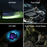 Olight ArkPro Ultra | platt 4-i-1 EDC ficklampa | 1.700 lm - Olive Green