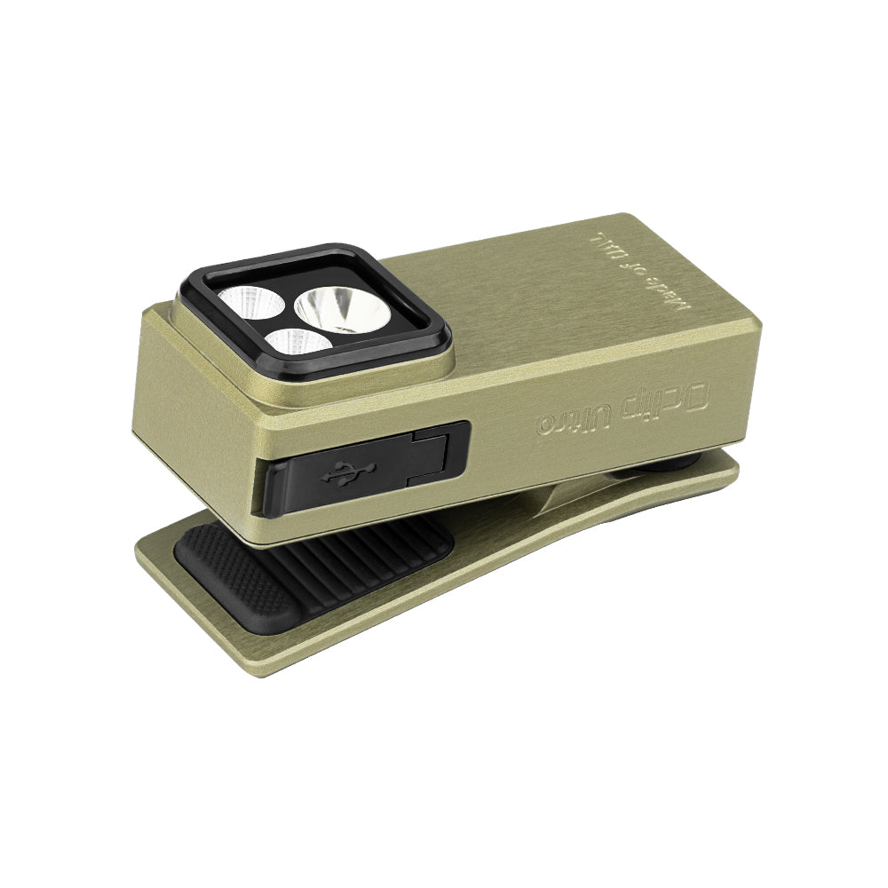 Olight Oclip Ultra | 3-i-1 clip-on EDC-ficklampa | 530 lm - Olive Green