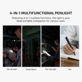 Olight O’Pen 3 | multifunktionell pennlampa | 120 lm + grön laser - Svart