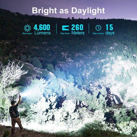 Olight Seeker 4 Pro | högpresterande ficklampa | 4.600 lm