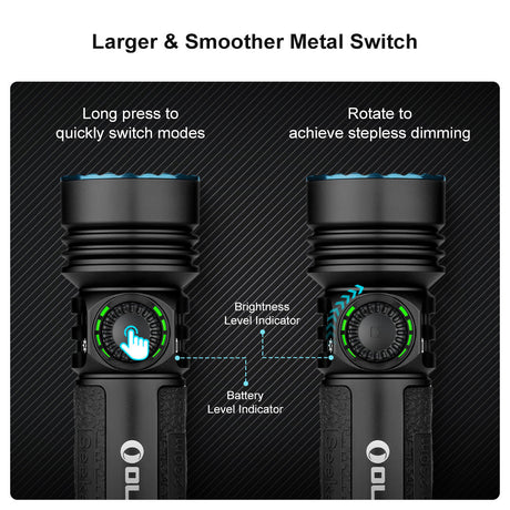 Olight Seeker 4 Pro | högpresterande ficklampa | 4.600 lm