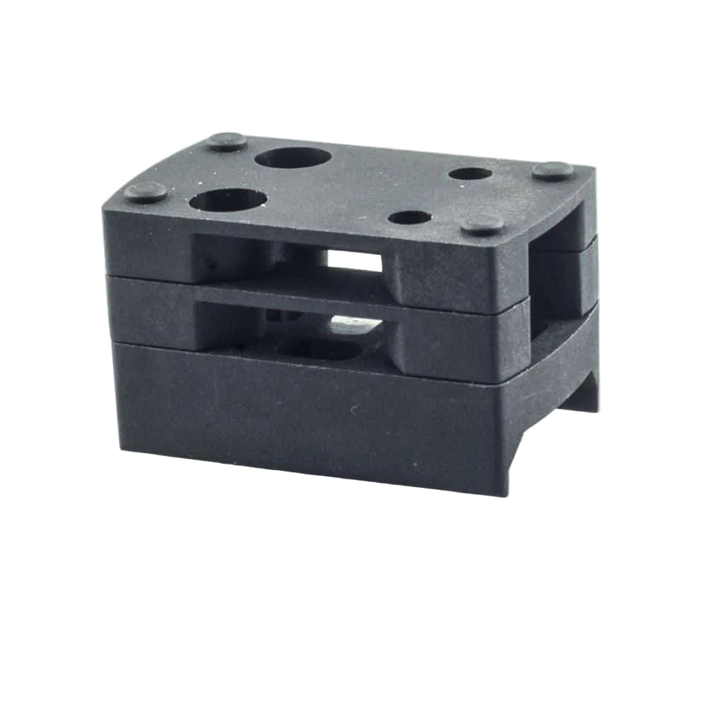 Picatinny rödpunktsmontage med triple height spacers | Shield RMSc footprint