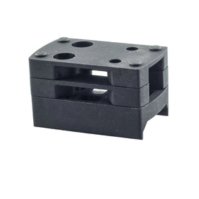 Picatinny rödpunktsmontage med triple height spacers | Shield RMSc footprint