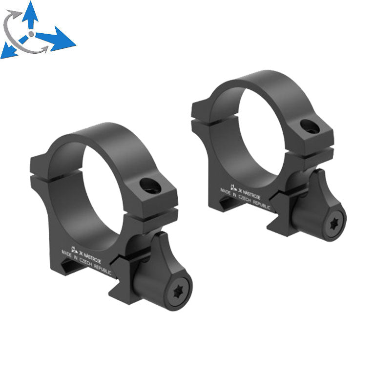 30mm kikarsiktesfäste | Picatinny-bas med spak 