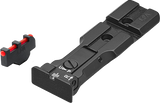 Smith & Wesson revolver [686 629 19 66 586 & other] rödpunktsklar justerbara sikten | fiber optic