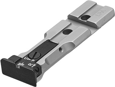 Smith & Wesson revolver [686 629 19 66 586 & other] rödpunktsklar justerbart baksikte | blank