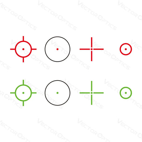 Vector Optics Omega 23x33 Four Reticle Reflex Sight rödpunktsikte
